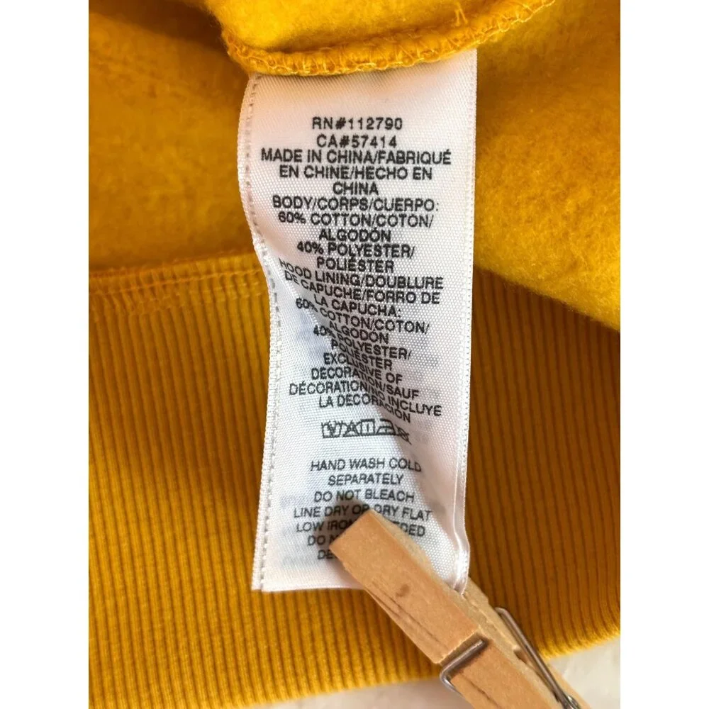 True Religion Men’s XL Mustard Yellow Buddha Graphic Zip Hoodie NWT Streetwear‎